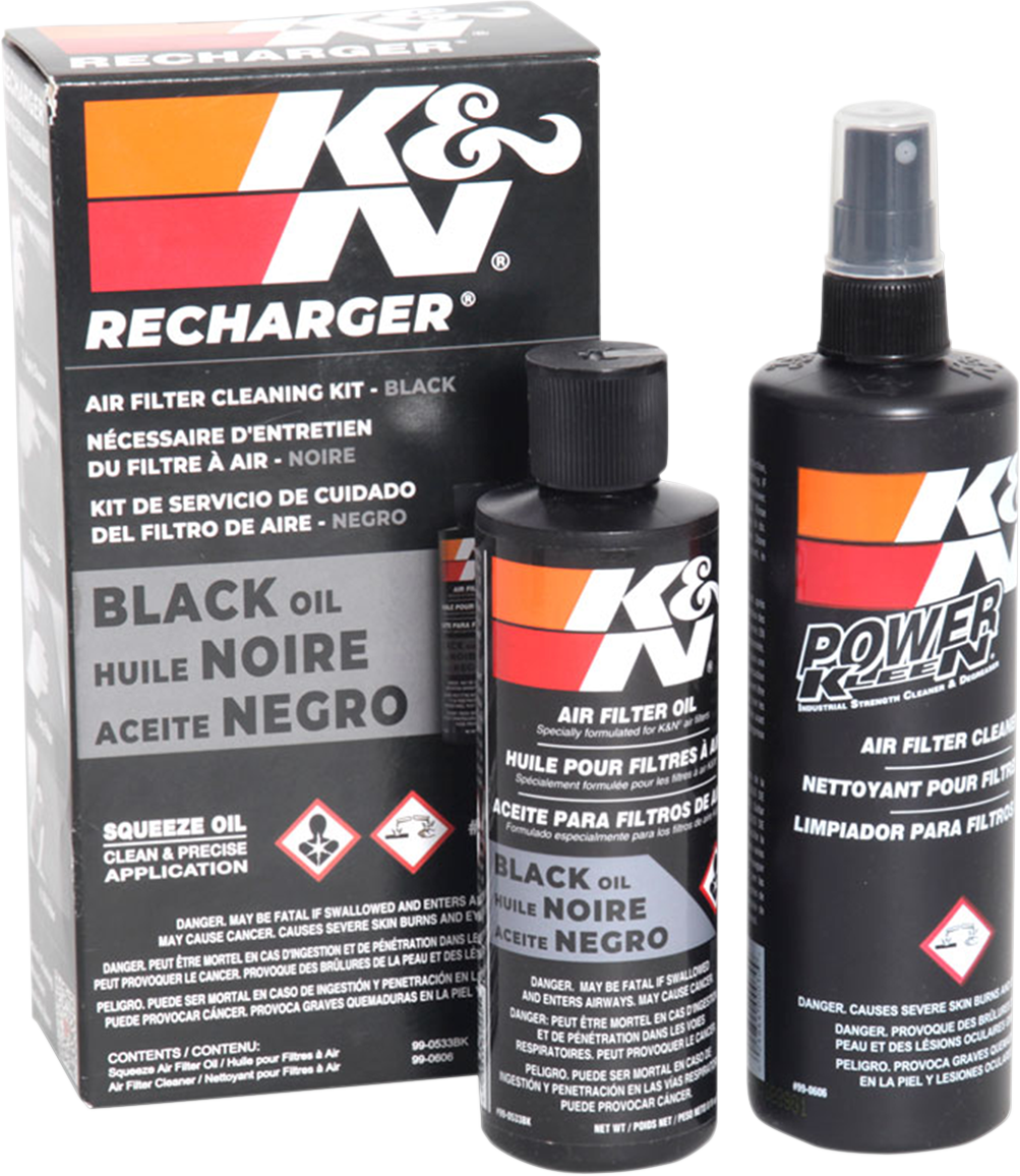 Black Air Filter Care Kit