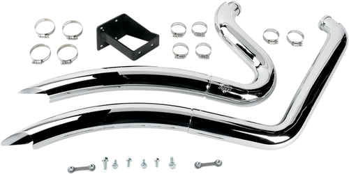 Chrome Big Radius Exhaust