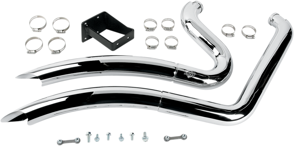 Chrome Big Radius Exhaust