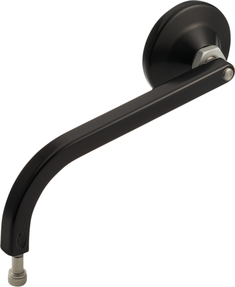 No. 2 Standard 2-1/4" Round Mirror - Black - Left - Lutzka's Garage