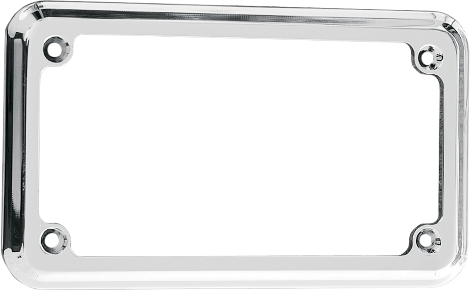 License Plate Frame - Chrome - Lutzka's Garage