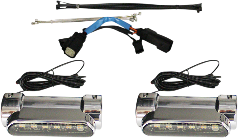 Engine Guard Light - 10-13 FLHX - Chrome - Lutzka's Garage