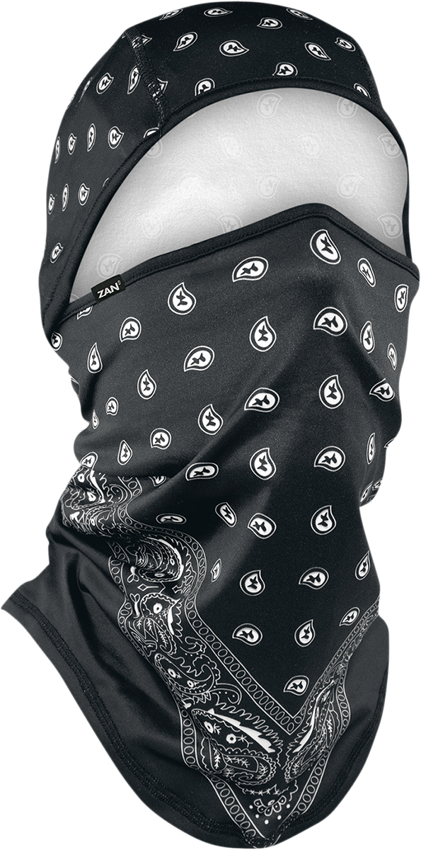 SportFlex® Convertible Balaclava - Black Paisley - Lutzka's Garage