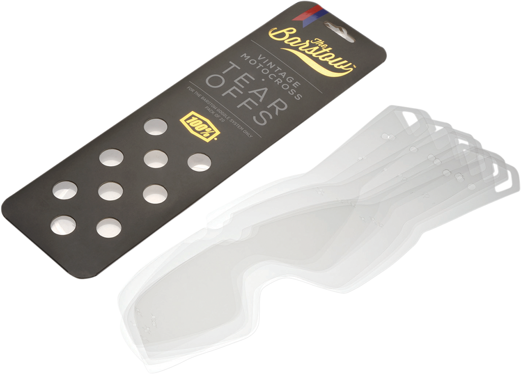 Barstow Tear-Offs - 20 Pack