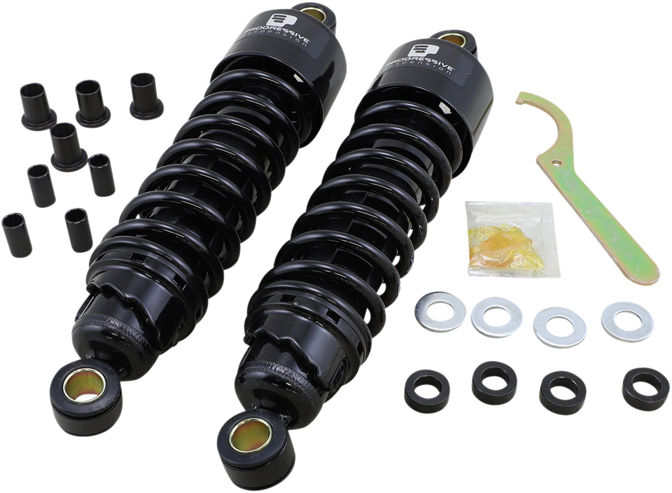 412 Series Shock - 11.5" - Standard - Black - FLH/T - Lutzka's Garage