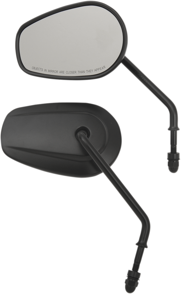Replacement Mirrors - Long Stem - Black - Lutzka's Garage