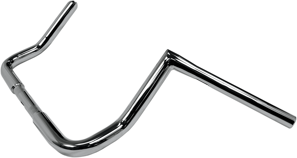 Handlebar - Twin Peaks - Bagger - 10" - Chrome - Lutzka's Garage