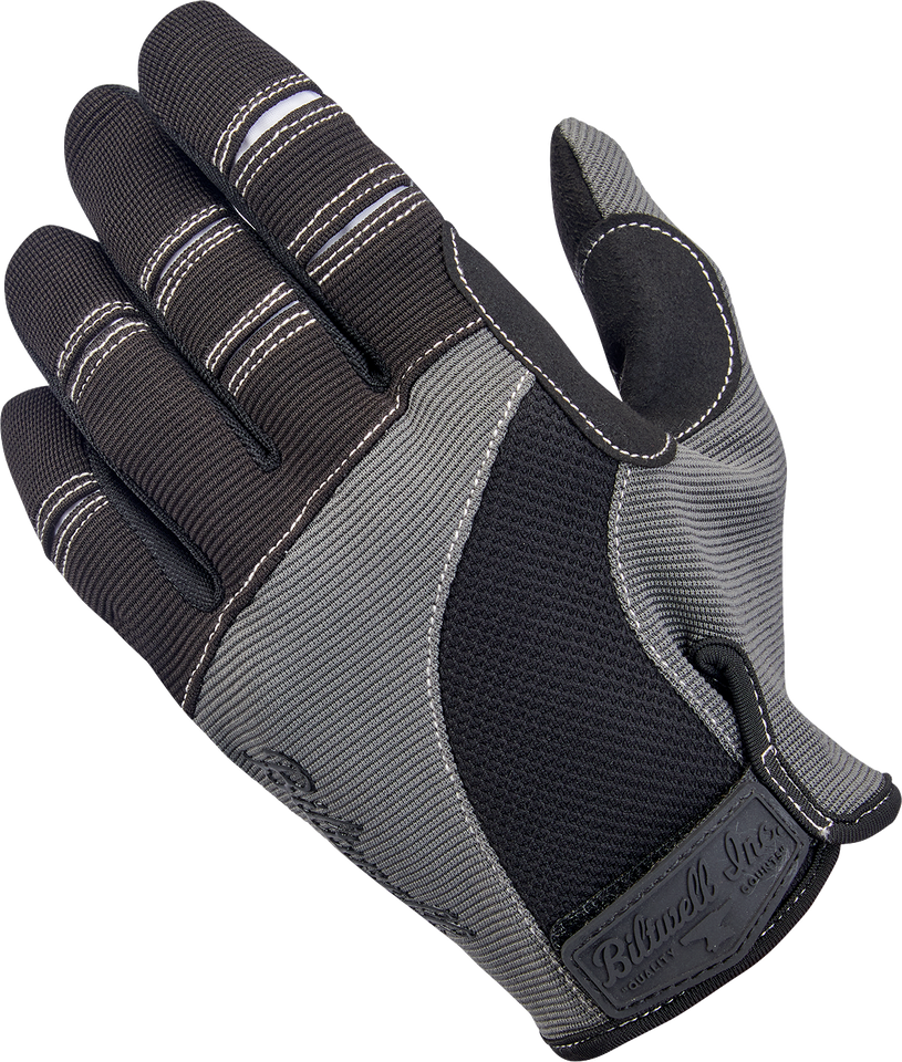 Moto Gloves - Gray/Black - Small - Lutzka's Garage