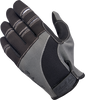Moto Gloves - Gray/Black - Small - Lutzka's Garage