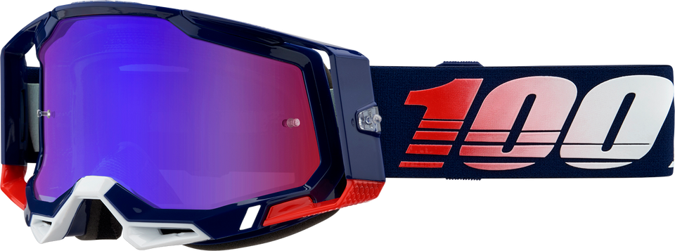 Racecraft 2 Goggles - Republic - Red/Blue Mirror - Lutzka's Garage