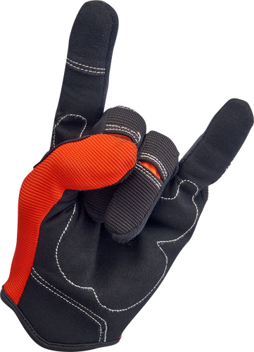 Moto Gloves - Orange/Black - XS - Lutzka's Garage