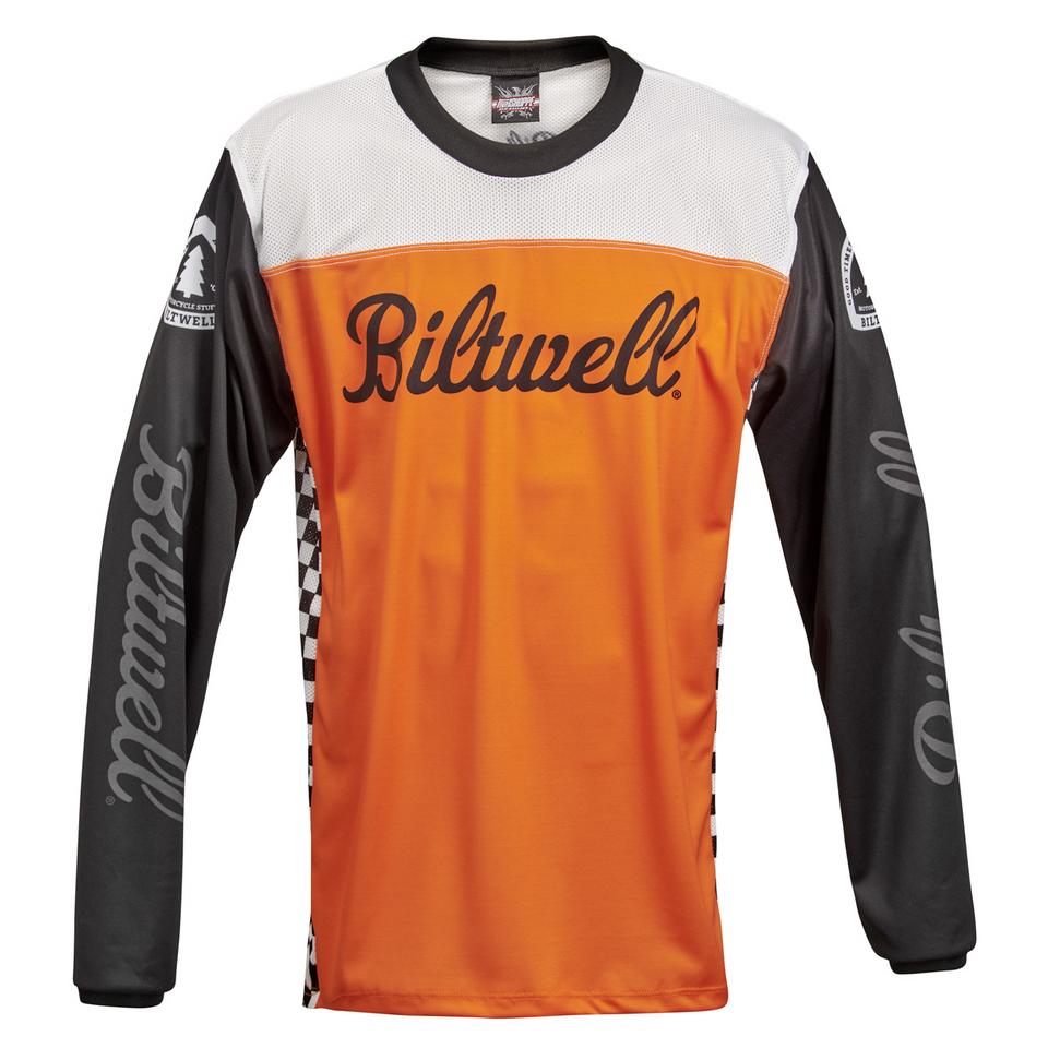 Womens Good Times Jersey - Orange/Black - Small - Lutzka's Garage
