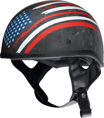 CC Beanie Helmet - Justice - Black/Red/White/Blue - XS - Lutzka's Garage