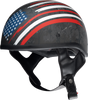CC Beanie Helmet - Justice - Black/Red/White/Blue - XS - Lutzka's Garage