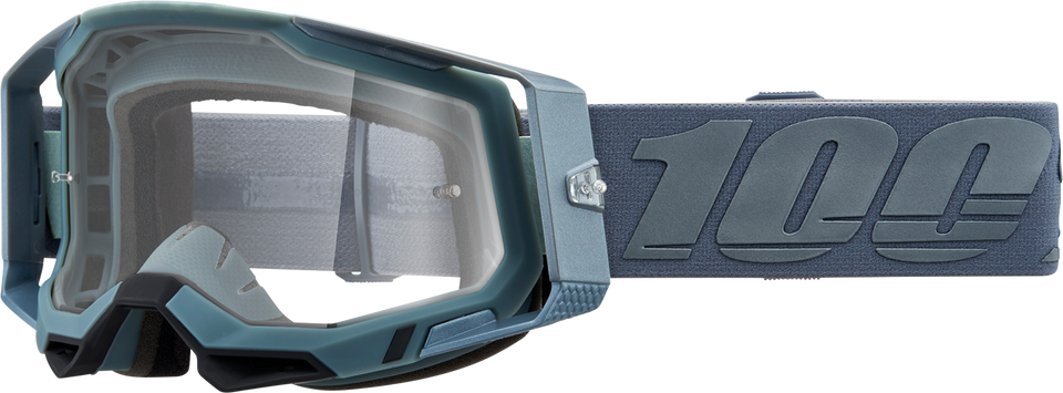 Racecraft 2 Goggles - Battleship - Clear - Lutzka's Garage