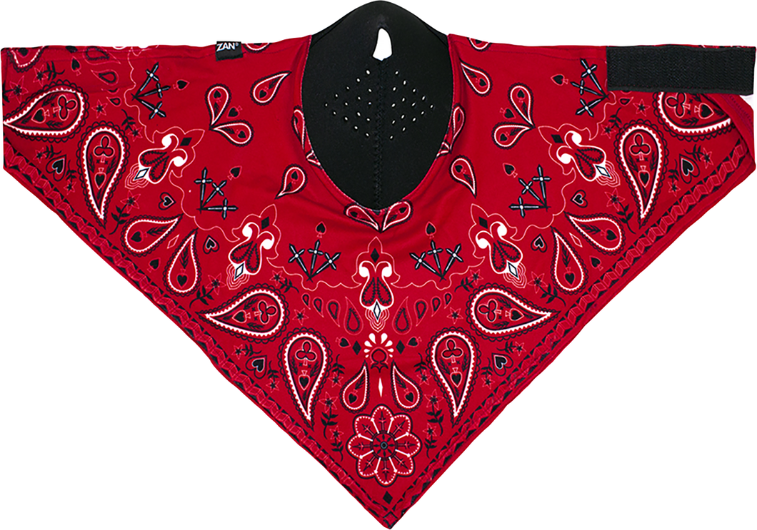 Neodanna® SportFlex® Face Mask - Red Paisley - Lutzka's Garage
