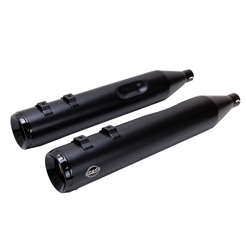 4-1/2" GNX Slip-On Mufflers - Guardian Black